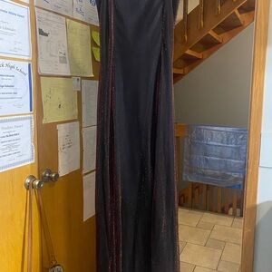 Vintage Scott McClintock Burgundy Maxi Dress